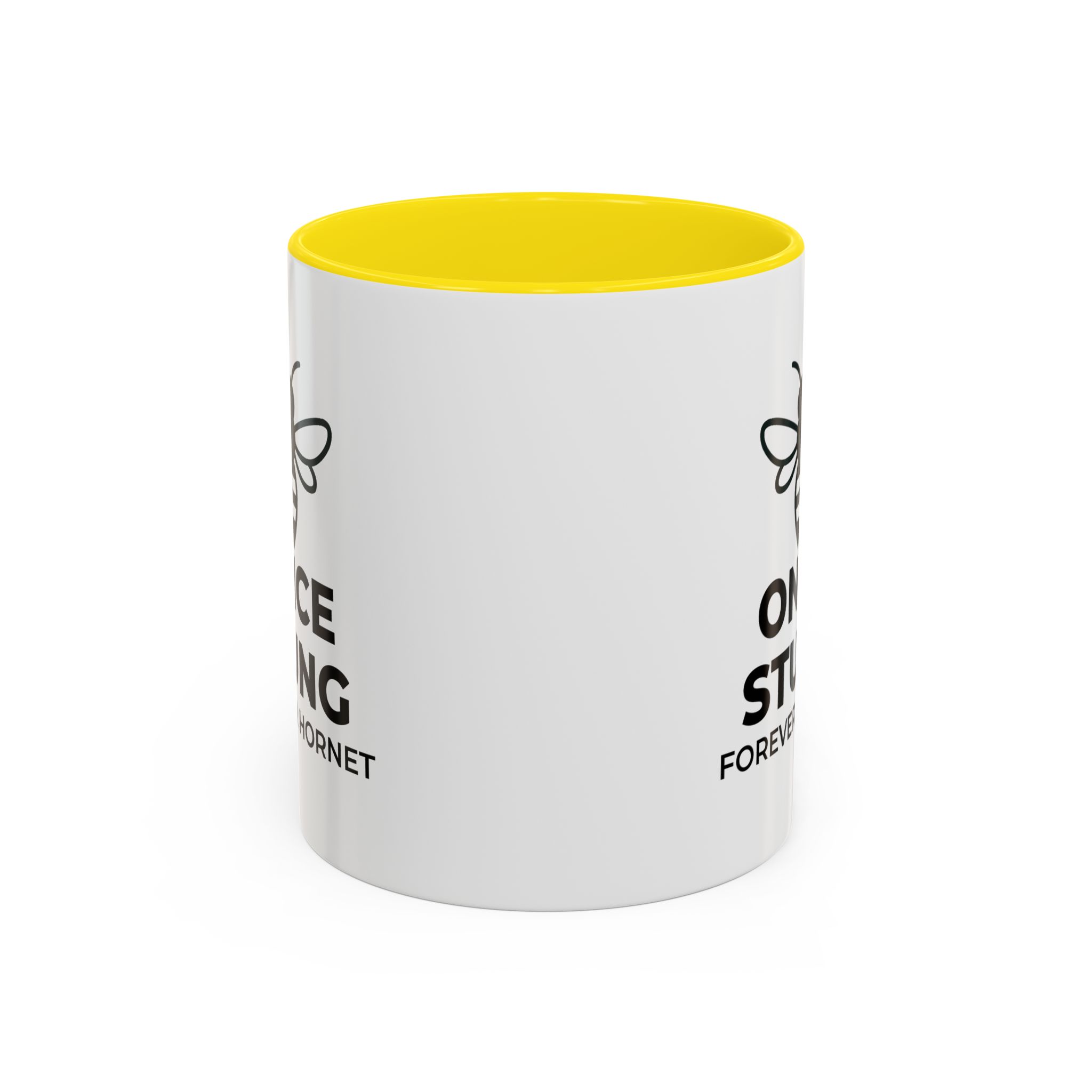 Once Stung Forever Hornet - Accent Coffee Mug (11, 15oz) - Image 29