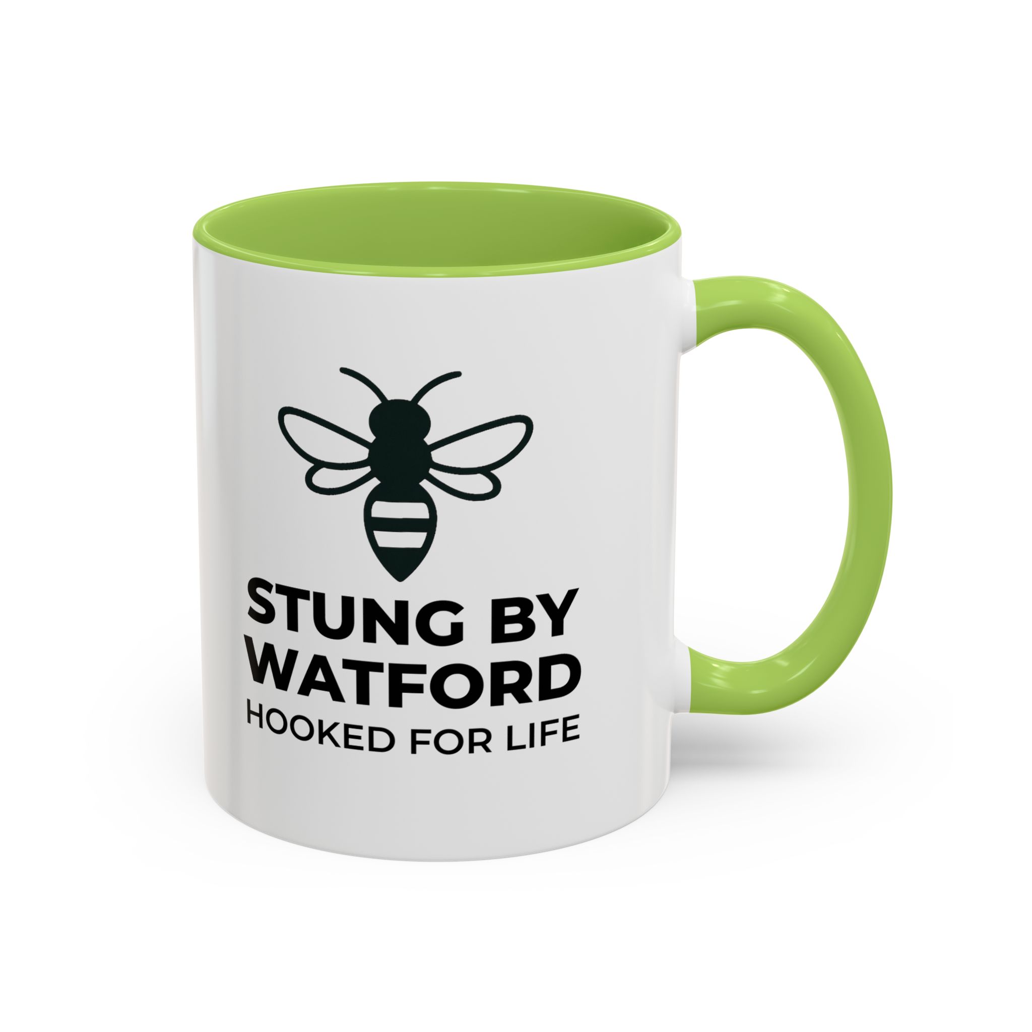 Stung By Watford - Hooked For Life - Accent Coffee Mug (11, 15oz) - Image 34