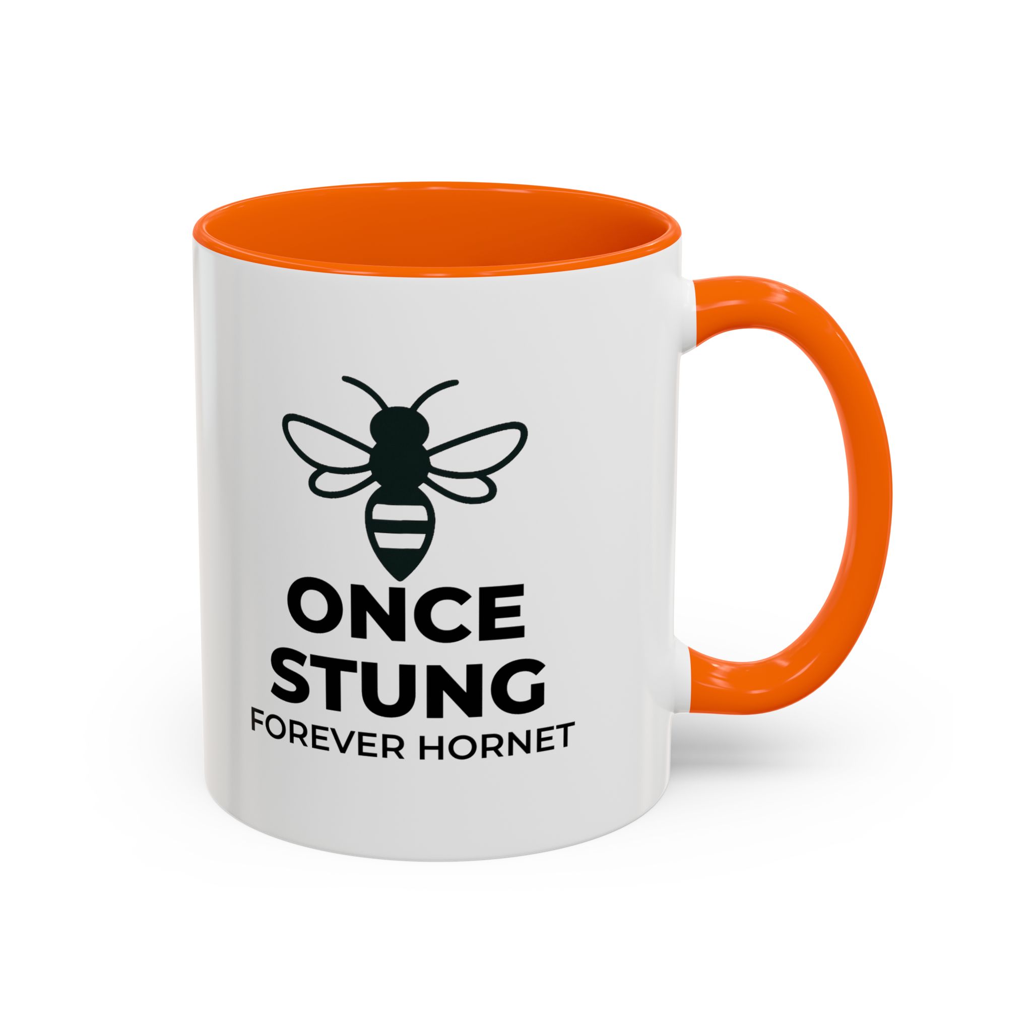 Once Stung Forever Hornet - Accent Coffee Mug (11, 15oz) - Image 22
