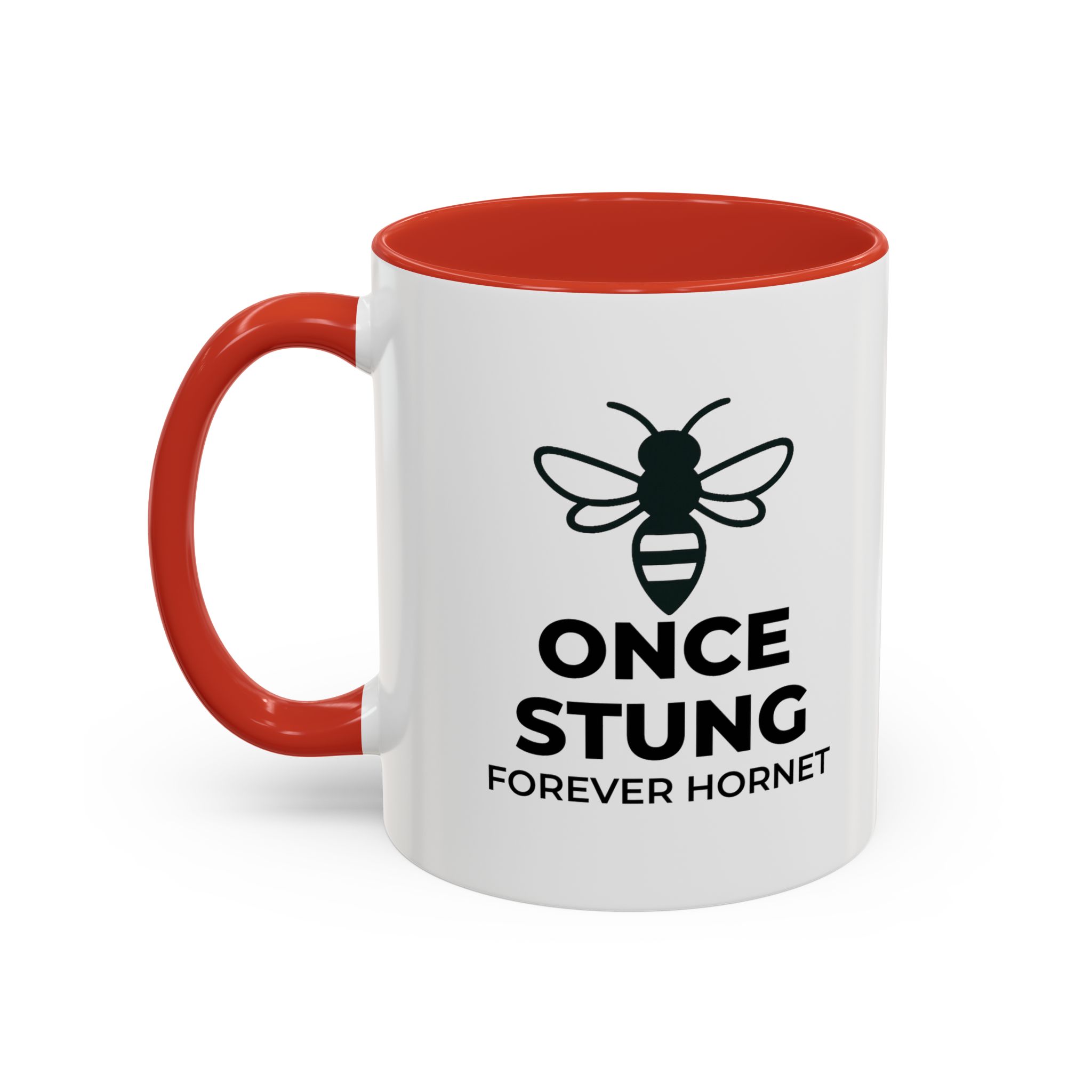 Once Stung Forever Hornet - Accent Coffee Mug (11, 15oz) - Image 15