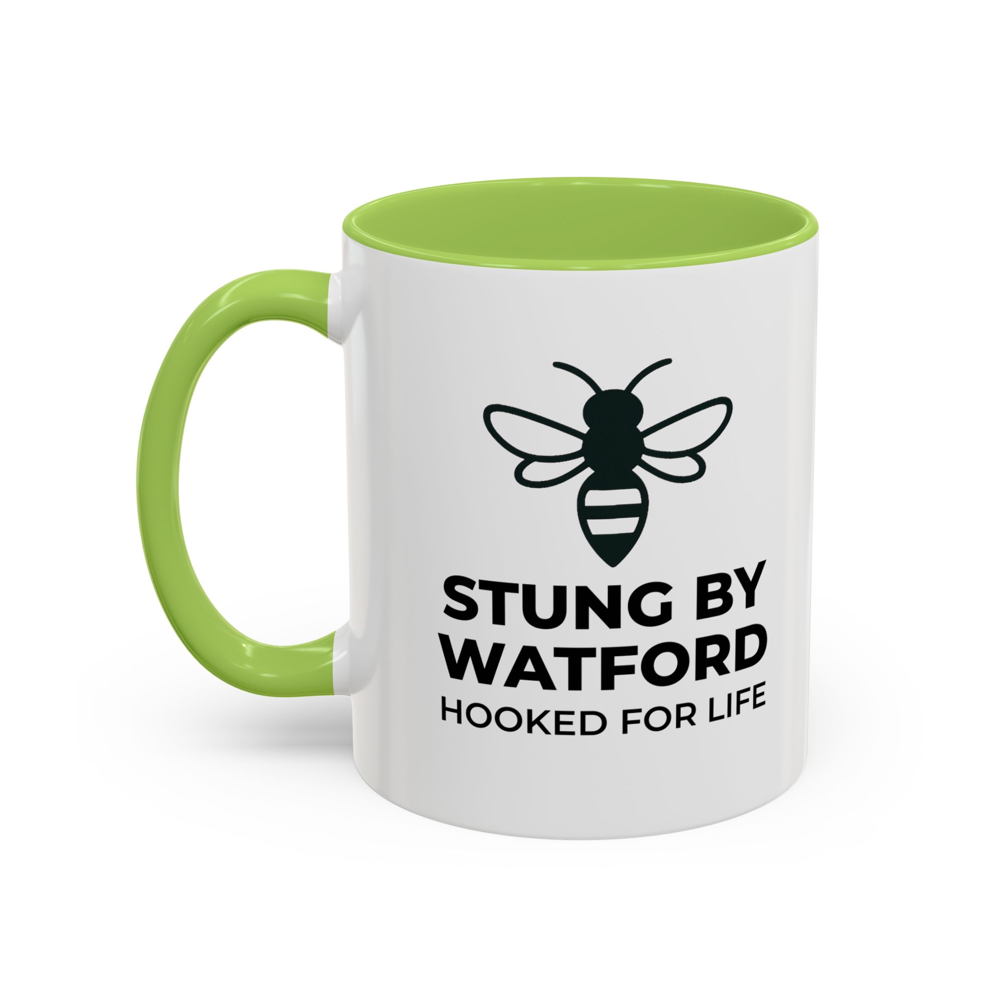Stung By Watford - Hooked For Life - Accent Coffee Mug (11, 15oz) - Image 35