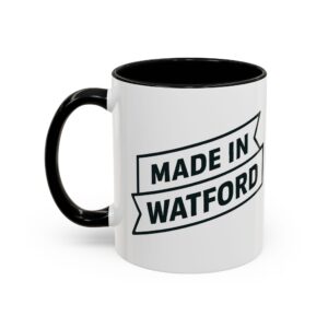 Made In Watford Ribbon - Accent Coffee Mug (11, 15oz)