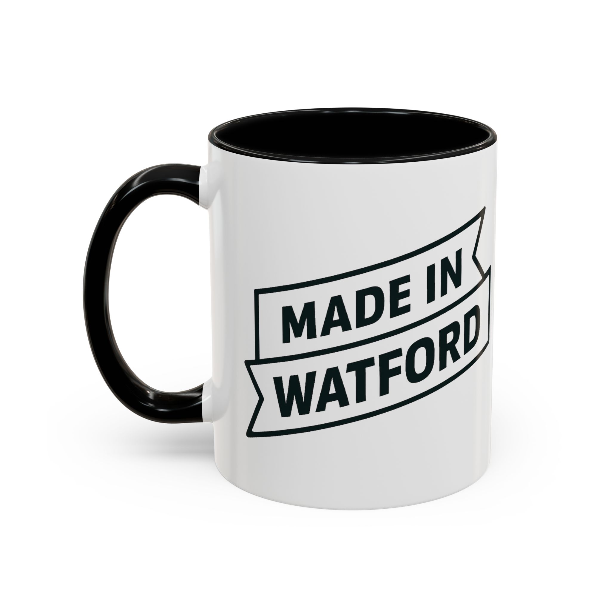 Made In Watford Ribbon - Accent Coffee Mug (11, 15oz)