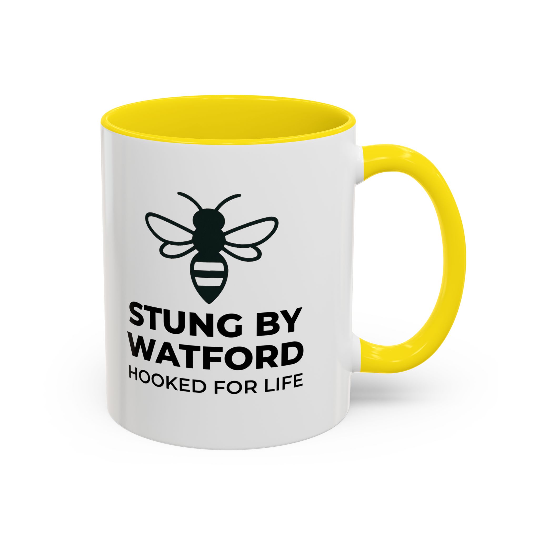 Stung By Watford - Hooked For Life - Accent Coffee Mug (11, 15oz) - Image 30