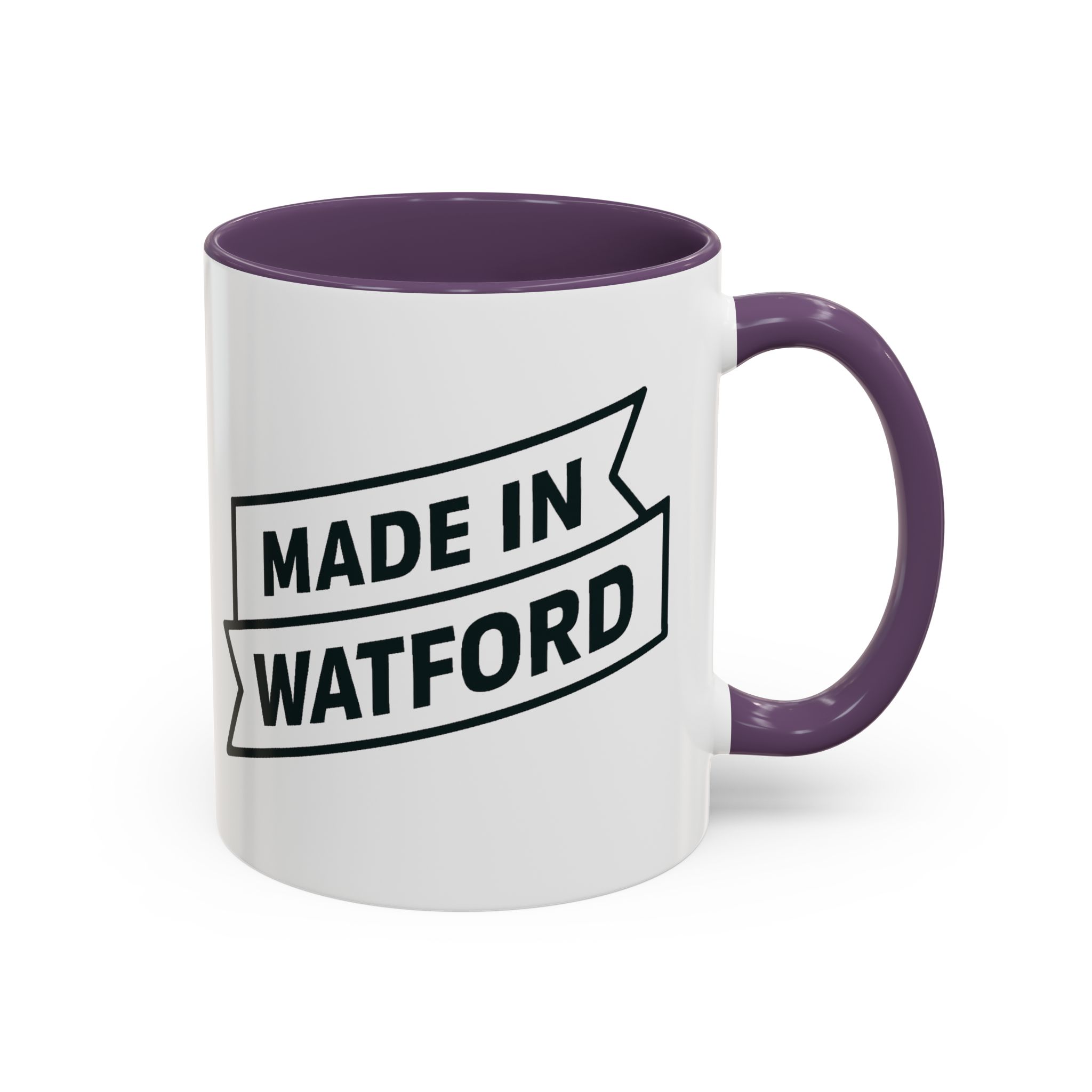 Made In Watford Ribbon - Accent Coffee Mug (11, 15oz) - Image 26