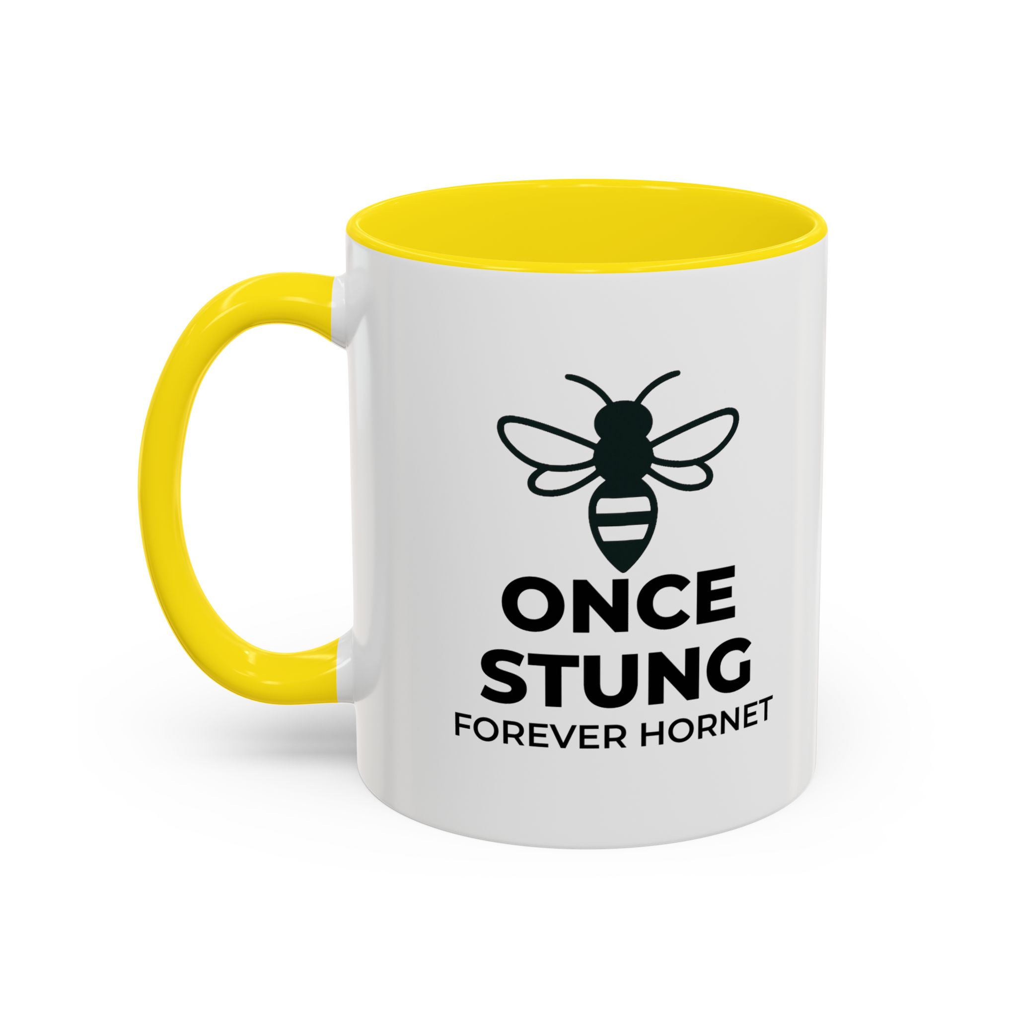 Once Stung Forever Hornet - Accent Coffee Mug (11, 15oz) - Image 31