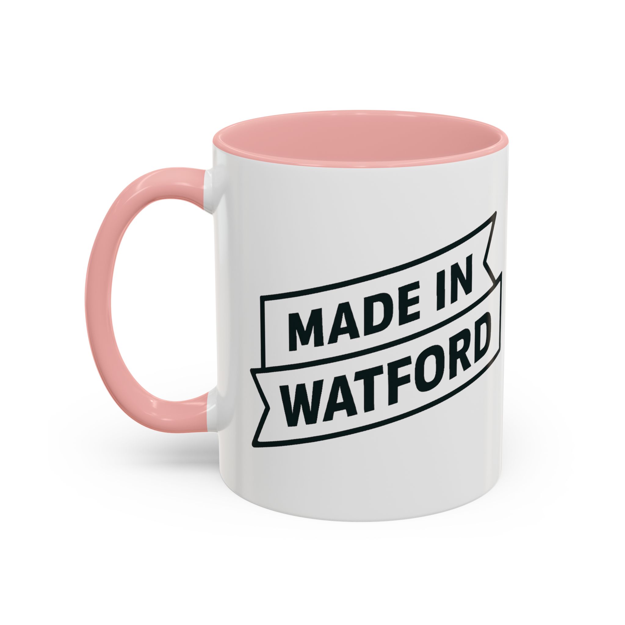 Made In Watford Ribbon - Accent Coffee Mug (11, 15oz) - Image 11