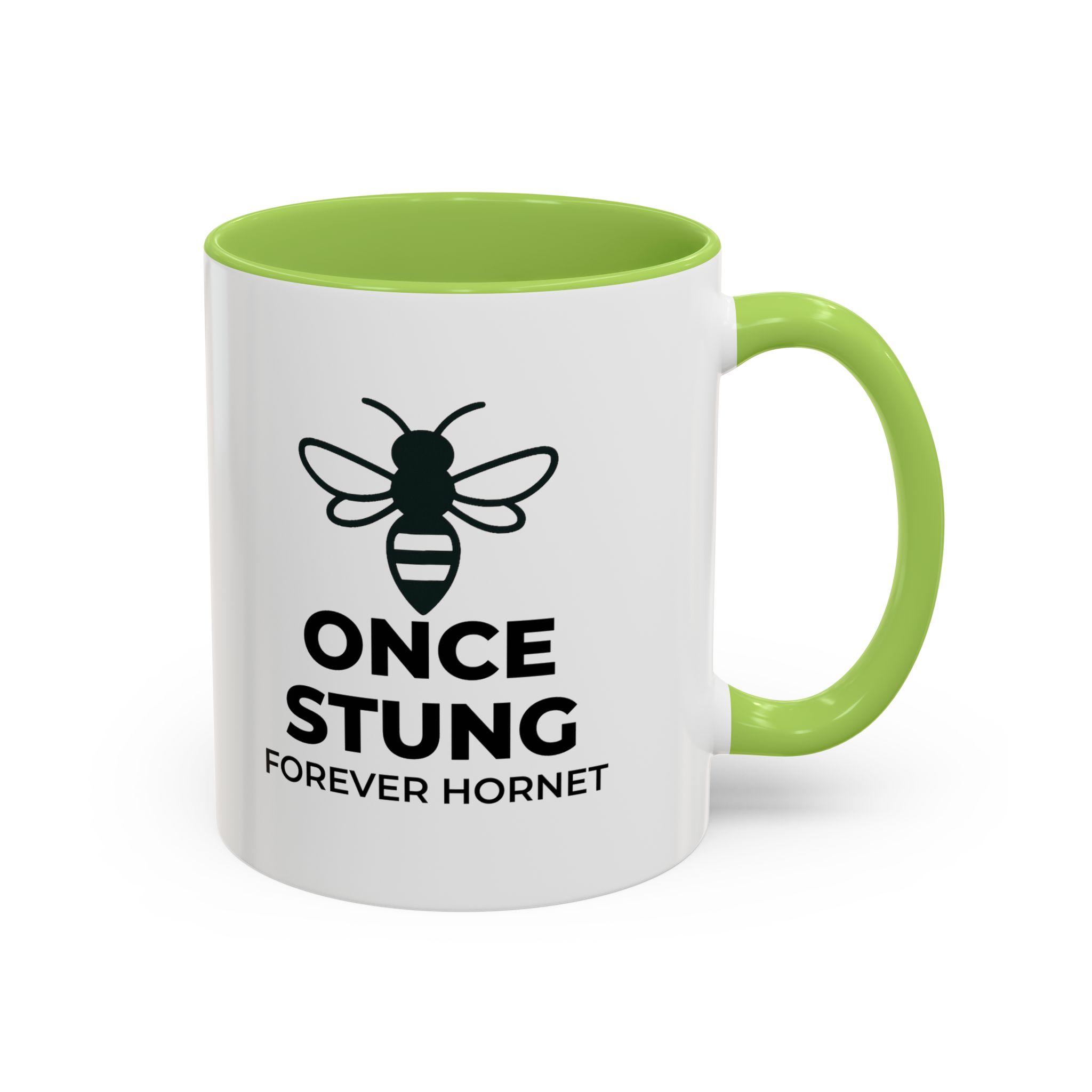 Once Stung Forever Hornet - Accent Coffee Mug (11, 15oz) - Image 34