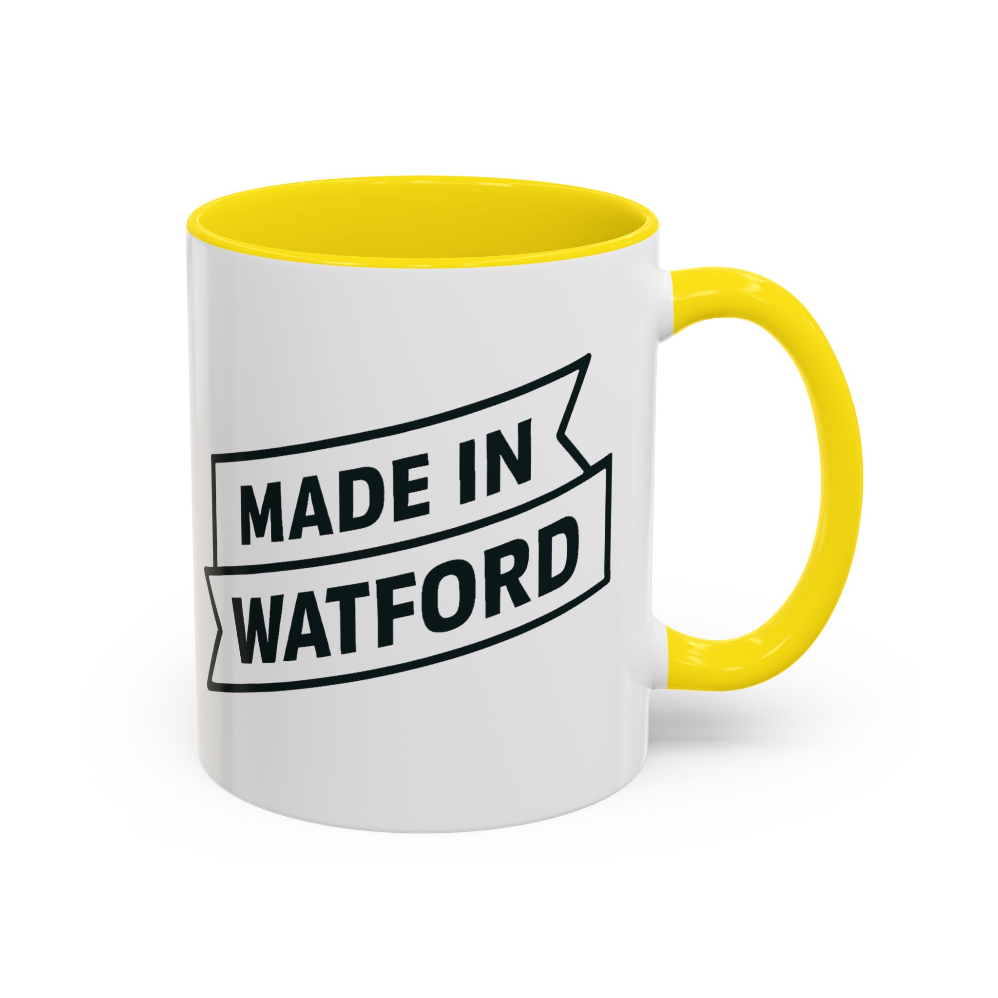 Made In Watford Ribbon - Accent Coffee Mug (11, 15oz) - Image 30