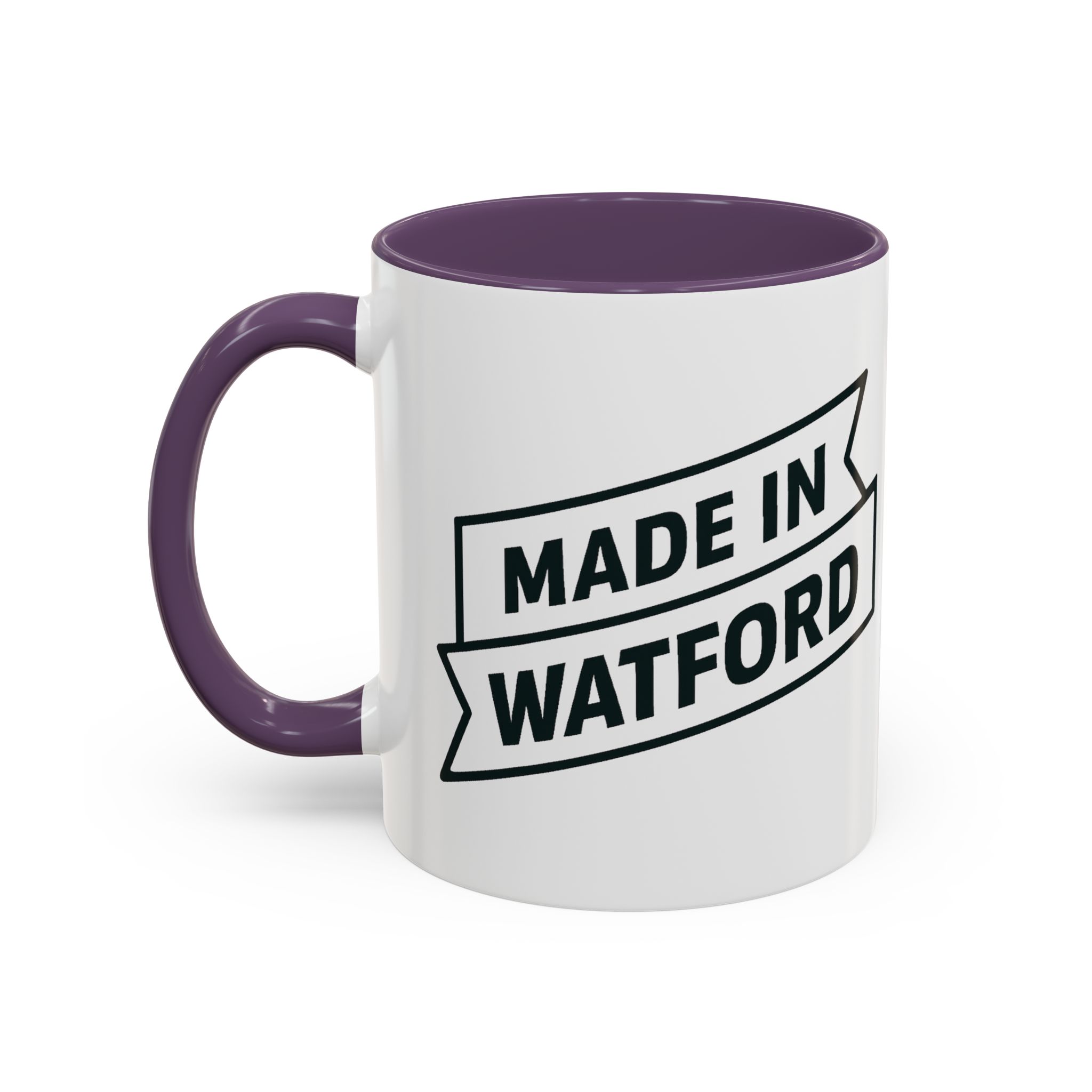 Made In Watford Ribbon - Accent Coffee Mug (11, 15oz) - Image 27