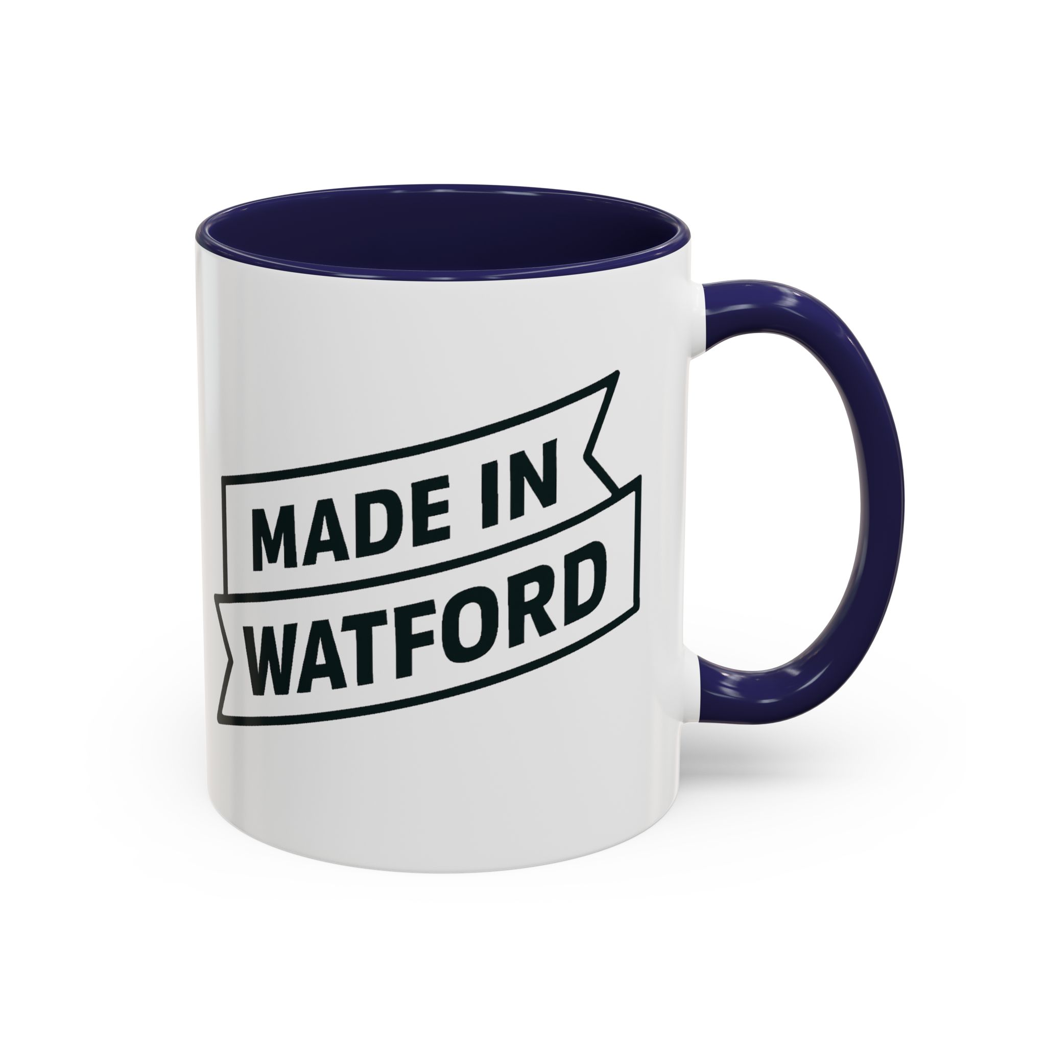 Made In Watford Ribbon - Accent Coffee Mug (11, 15oz) - Image 6