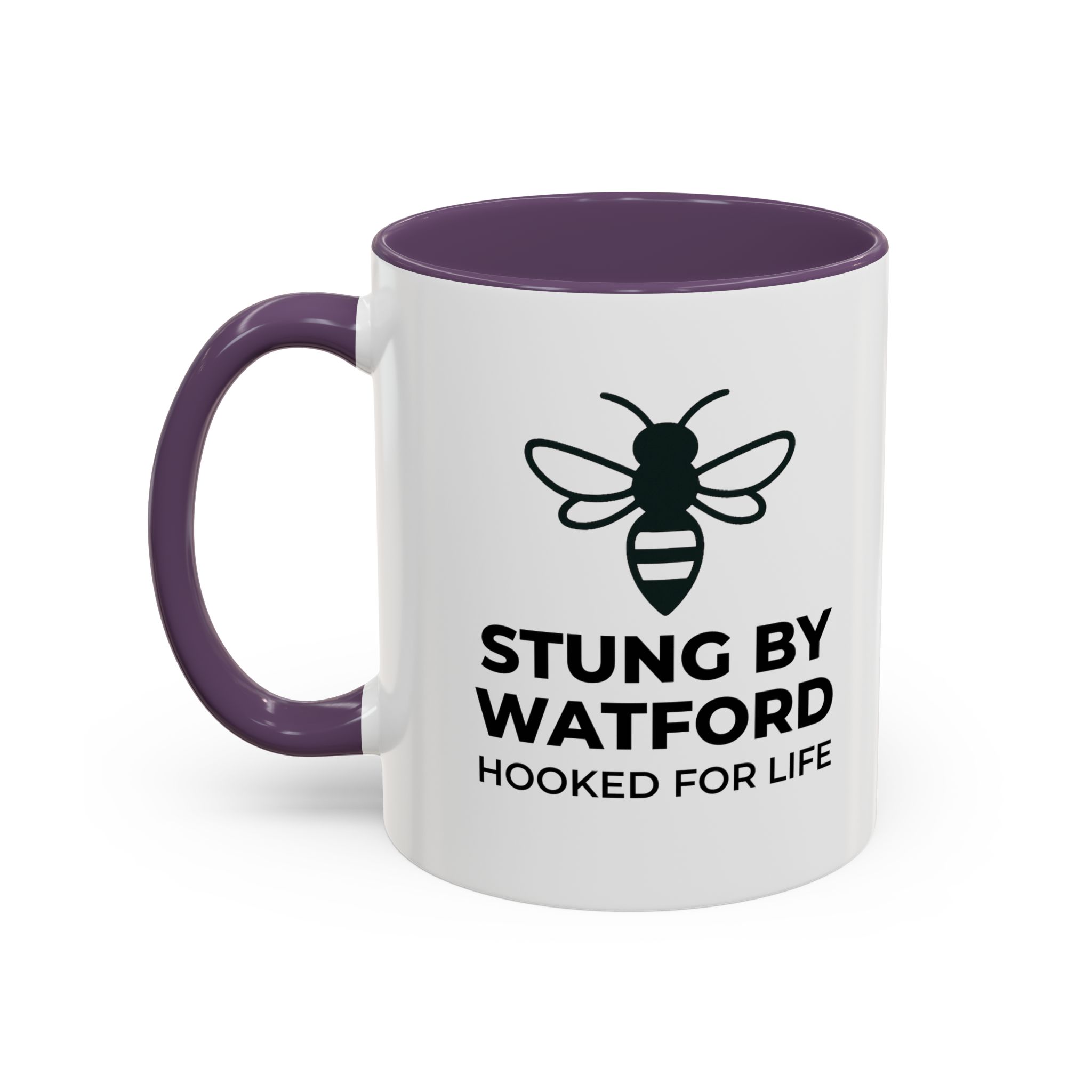 Stung By Watford - Hooked For Life - Accent Coffee Mug (11, 15oz) - Image 27