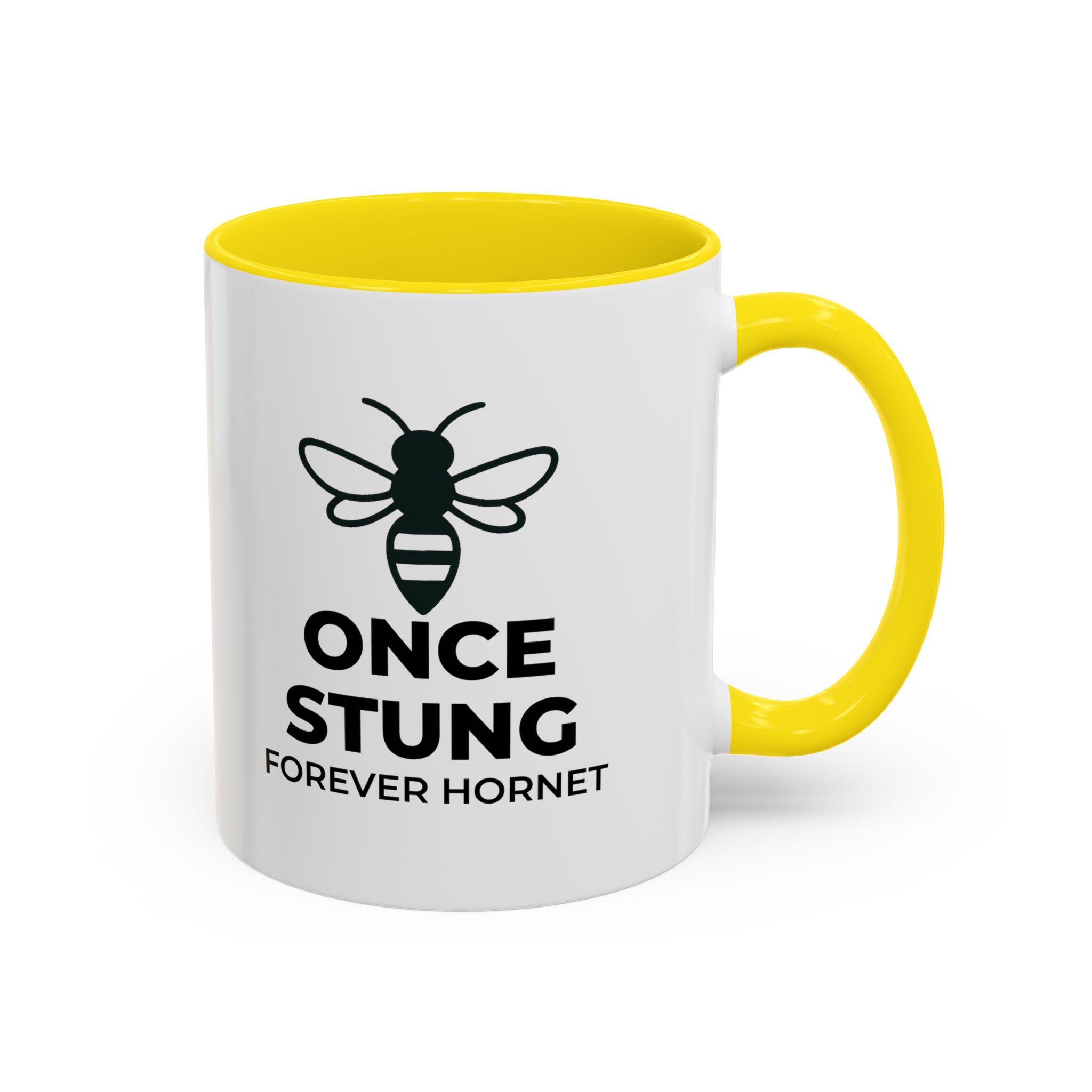 Once Stung Forever Hornet - Accent Coffee Mug (11, 15oz) - Image 30