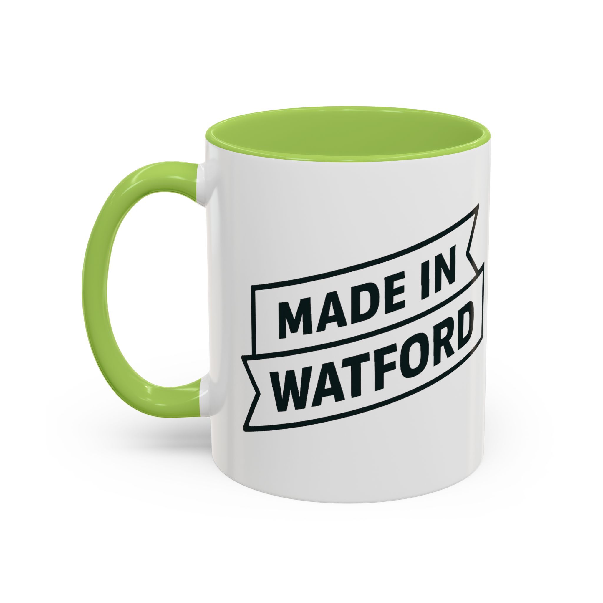 Made In Watford Ribbon - Accent Coffee Mug (11, 15oz) - Image 35