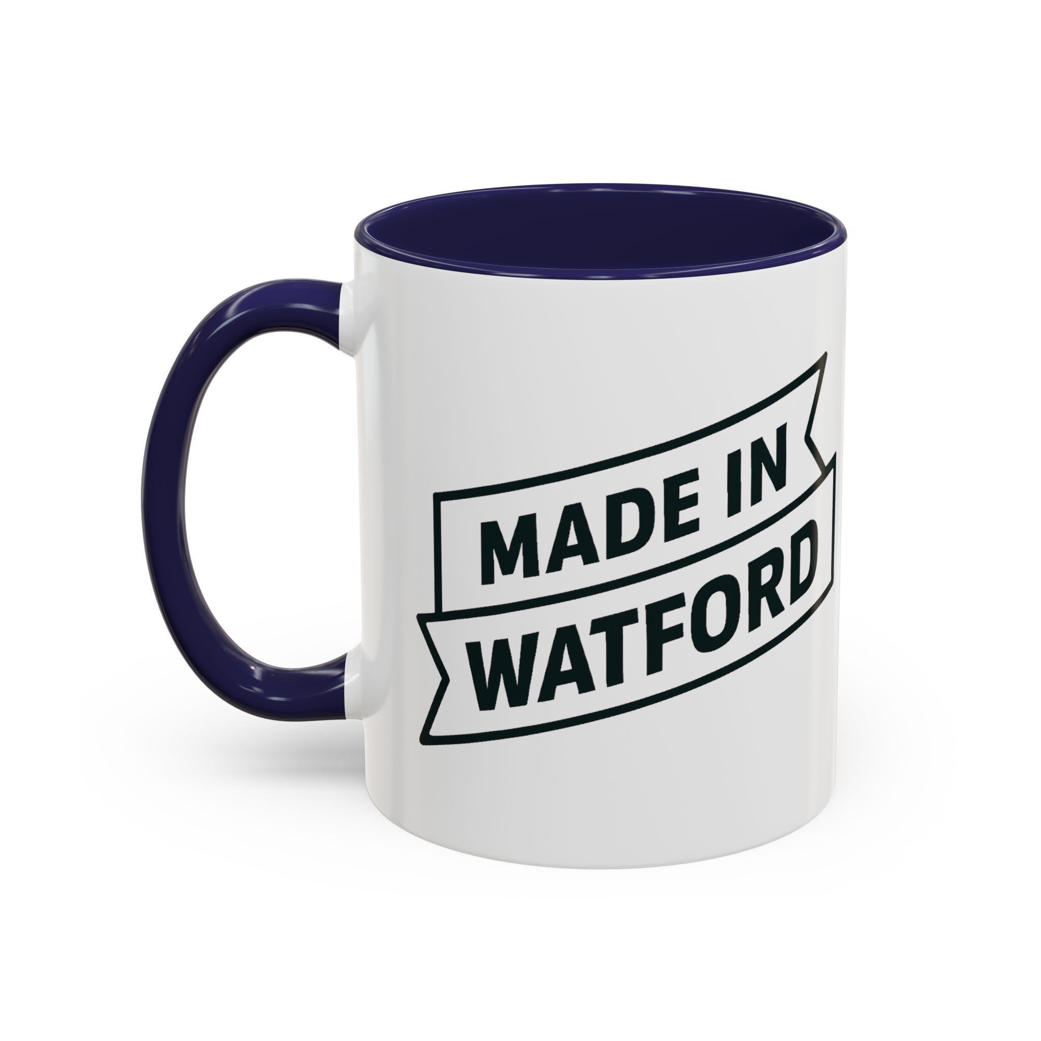 Made In Watford Ribbon - Accent Coffee Mug (11, 15oz) - Image 7