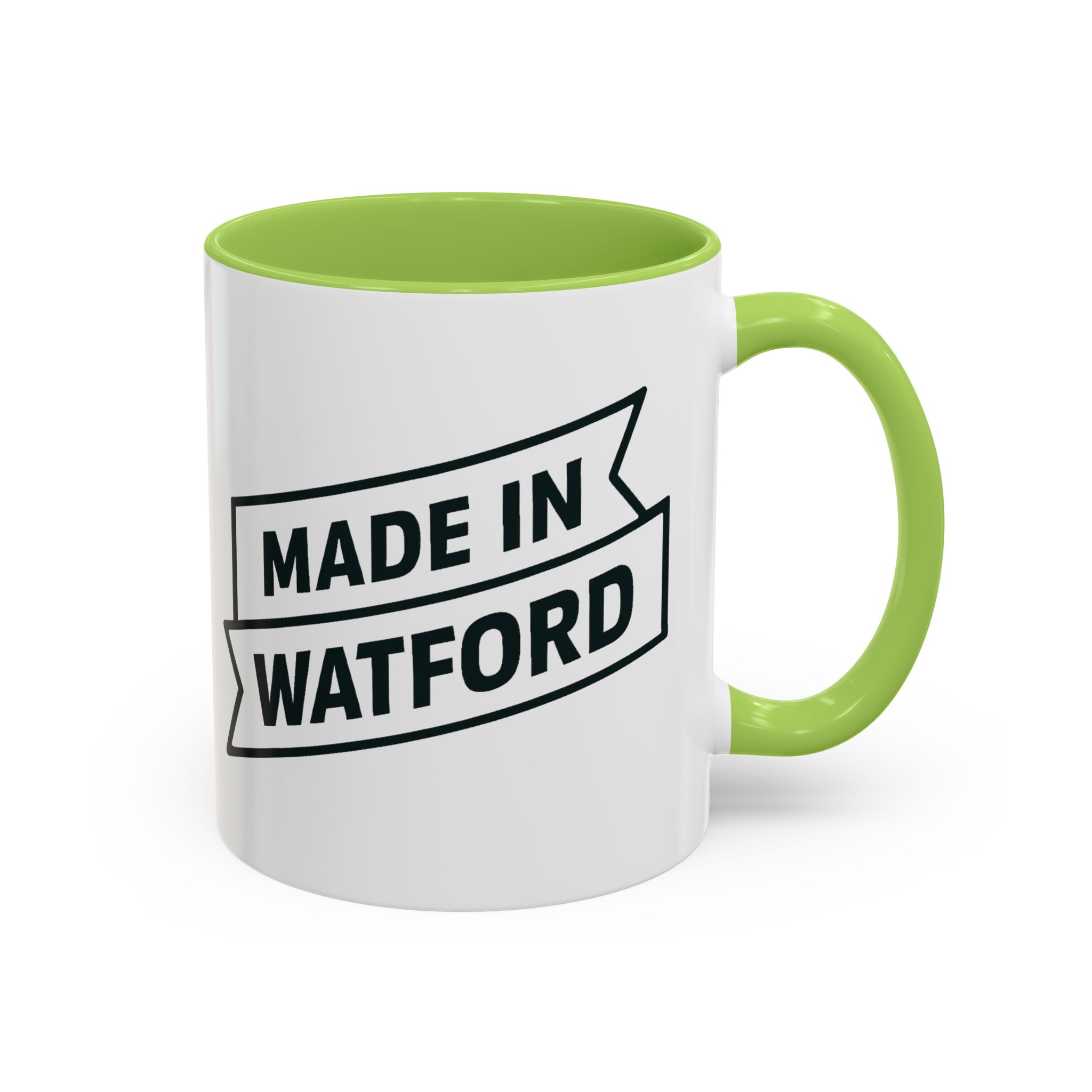 Made In Watford Ribbon - Accent Coffee Mug (11, 15oz) - Image 34