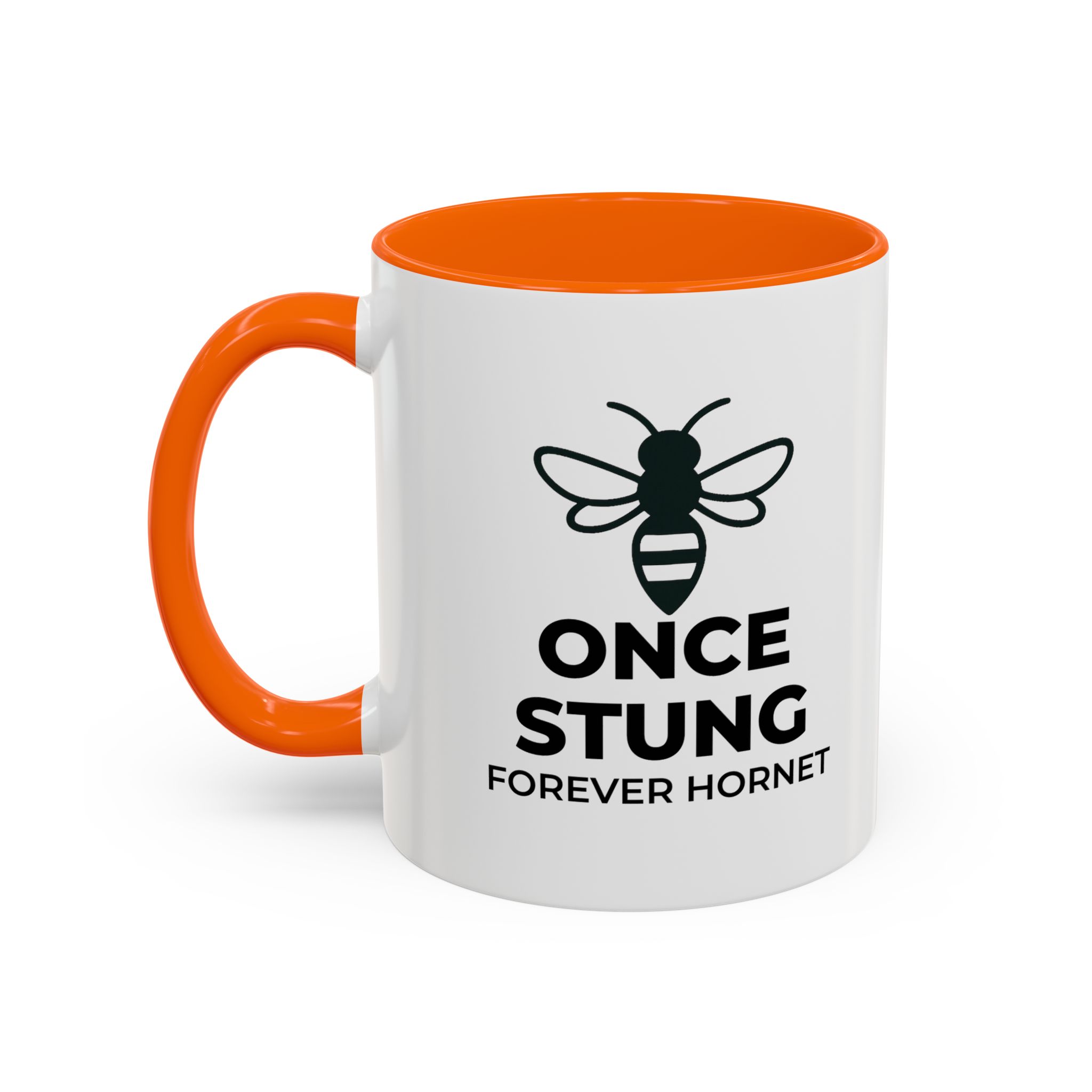 Once Stung Forever Hornet - Accent Coffee Mug (11, 15oz) - Image 23