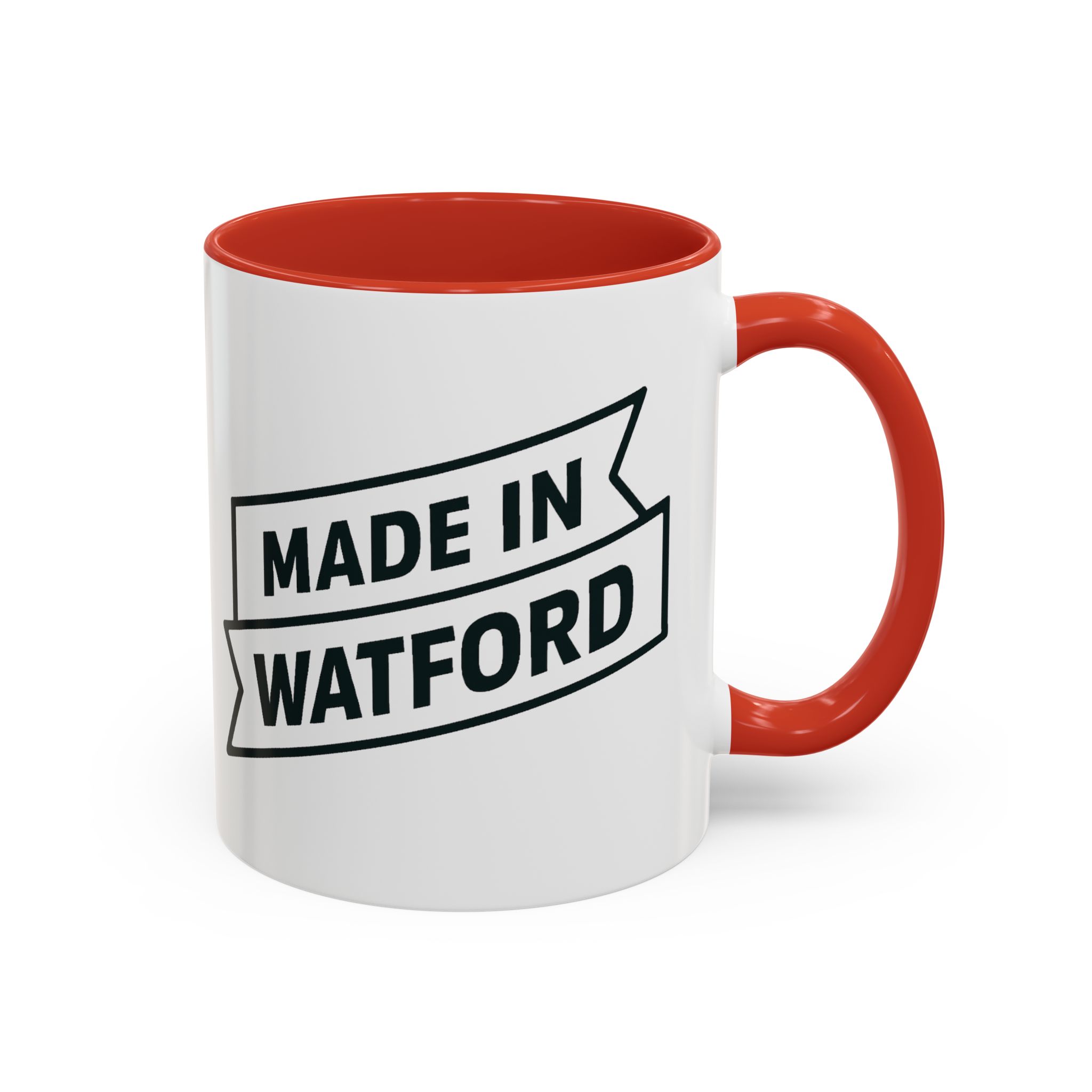 Made In Watford Ribbon - Accent Coffee Mug (11, 15oz) - Image 14