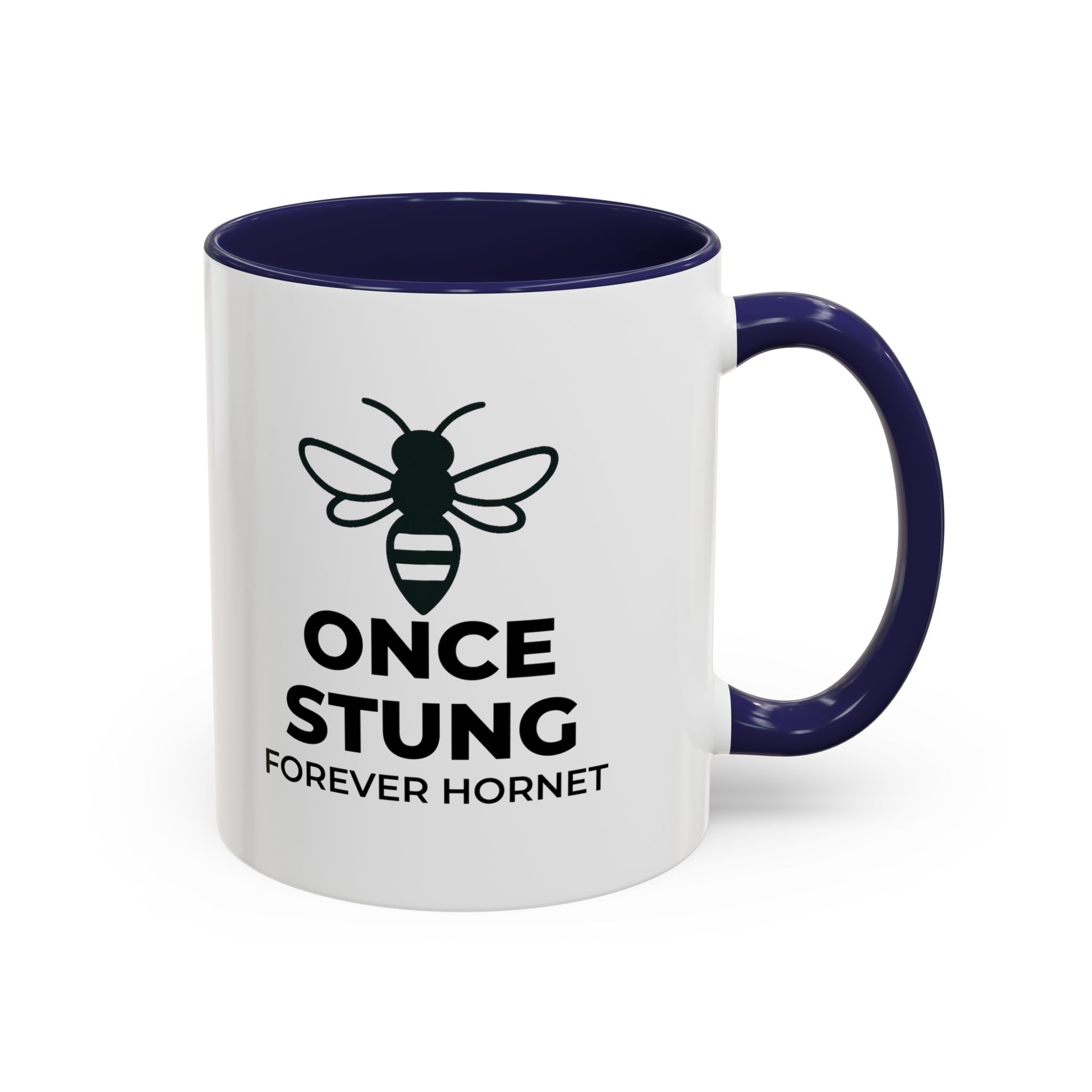 Once Stung Forever Hornet - Accent Coffee Mug (11, 15oz) - Image 6