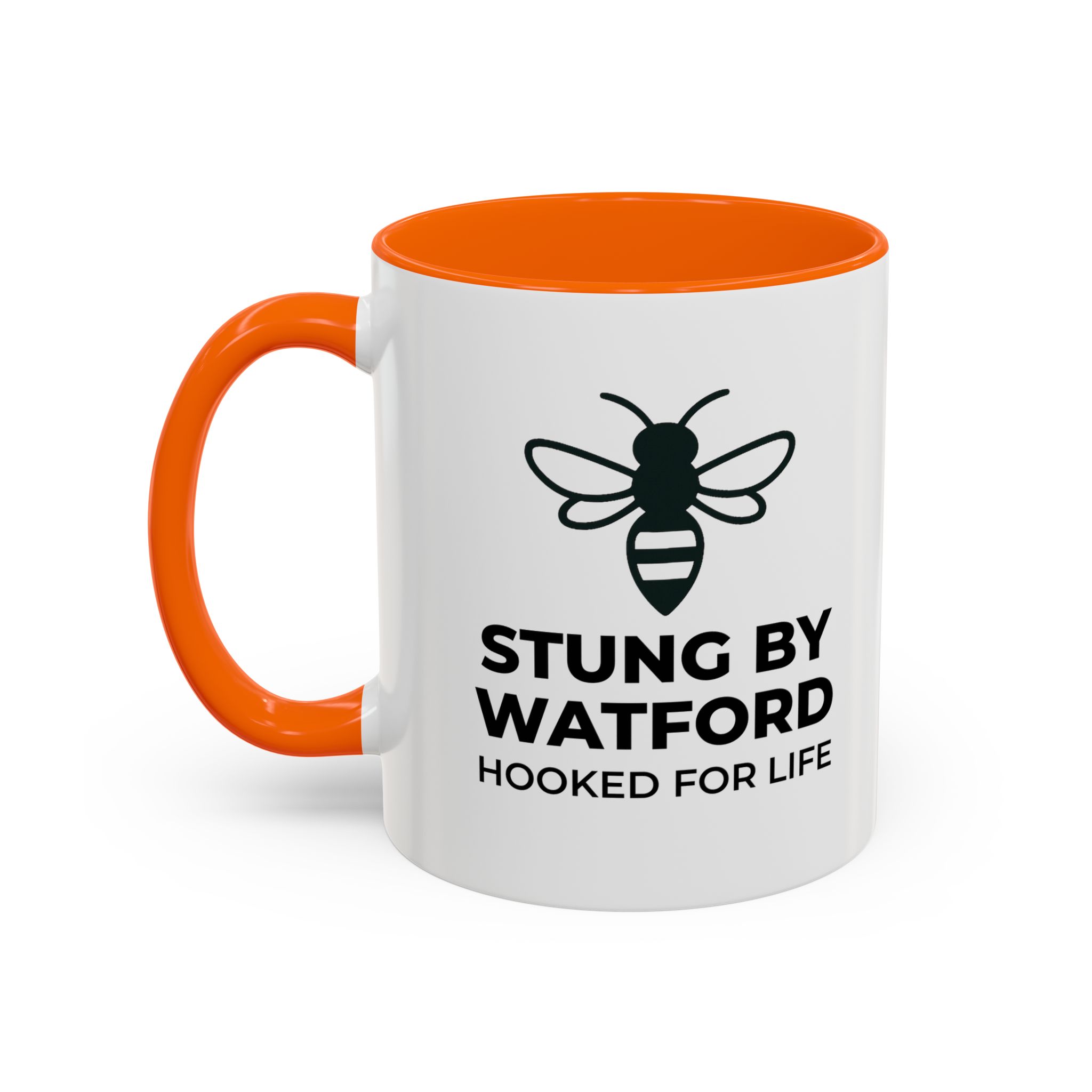 Stung By Watford - Hooked For Life - Accent Coffee Mug (11, 15oz) - Image 23