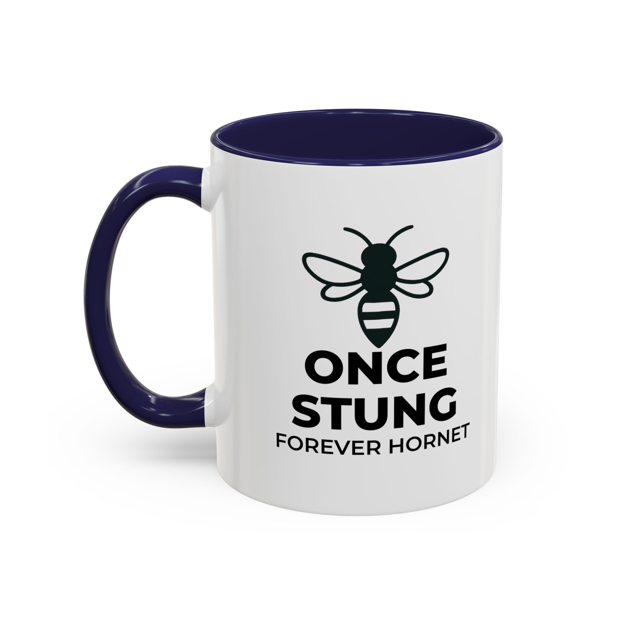 Once Stung Forever Hornet - Accent Coffee Mug (11, 15oz) - Image 7