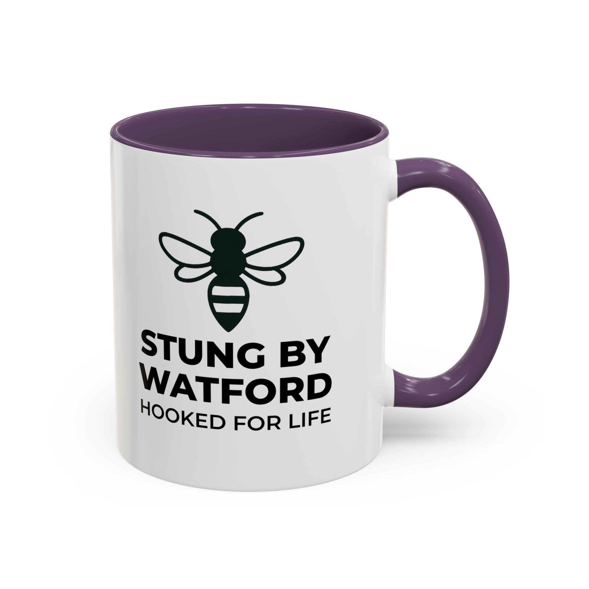 Stung By Watford - Hooked For Life - Accent Coffee Mug (11, 15oz) - Image 26