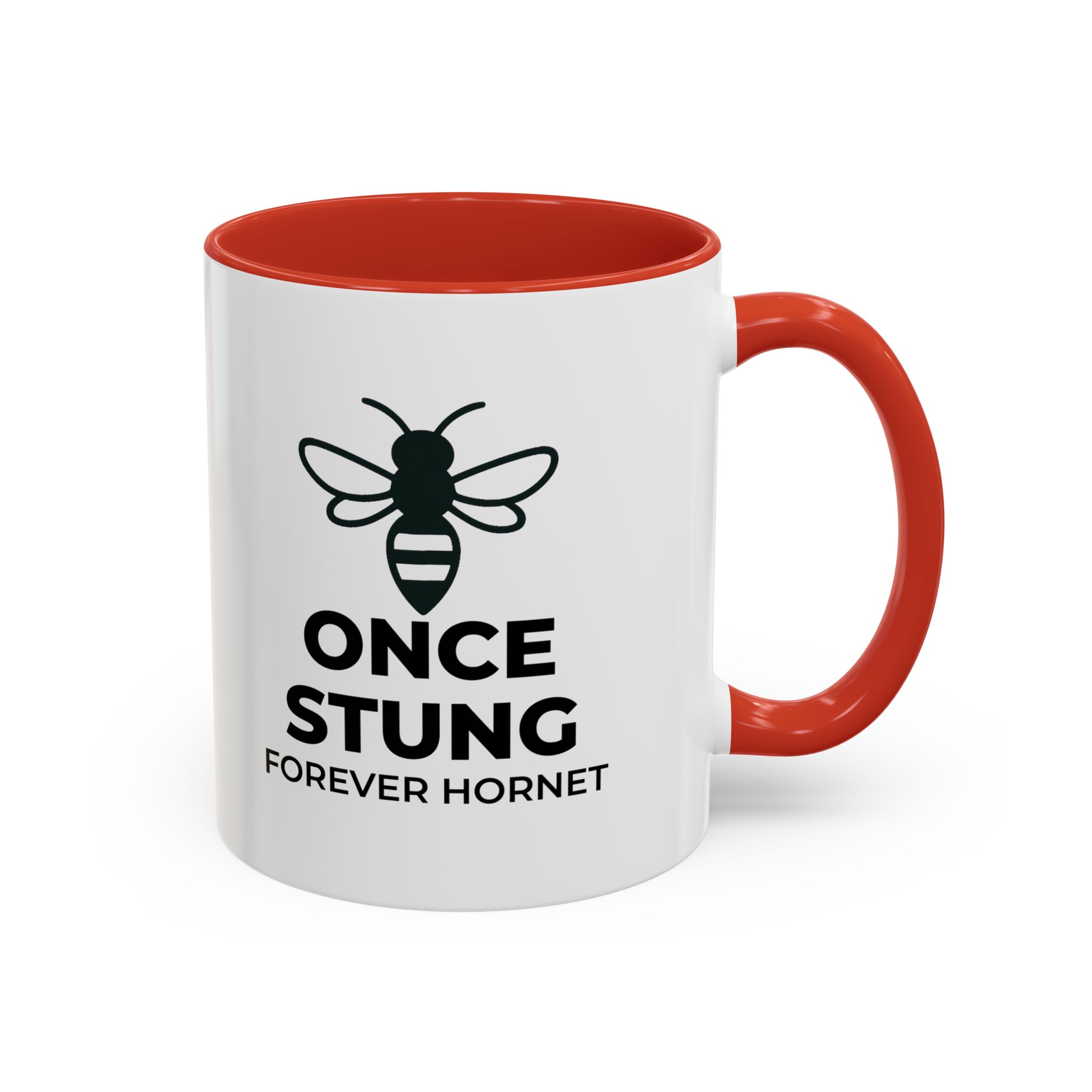 Once Stung Forever Hornet - Accent Coffee Mug (11, 15oz) - Image 14