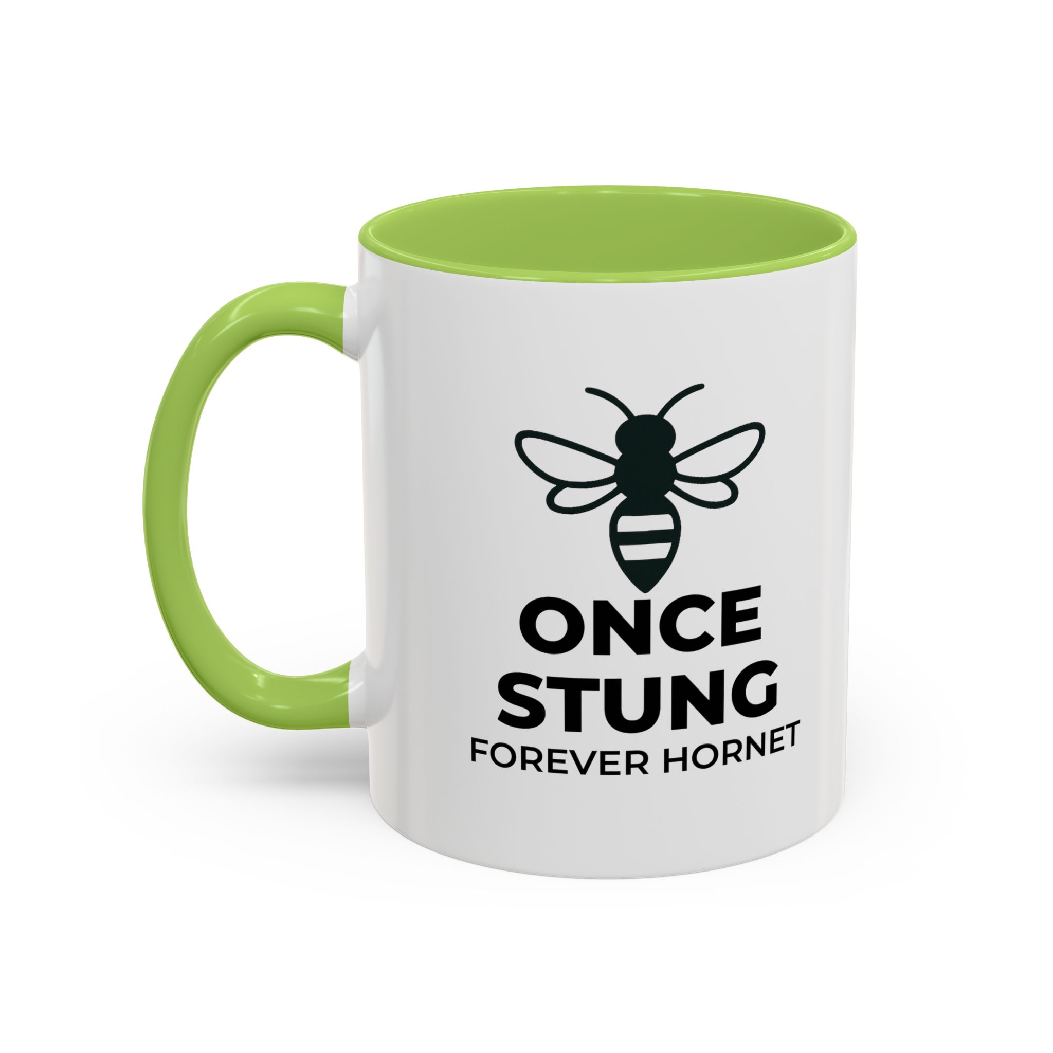 Once Stung Forever Hornet - Accent Coffee Mug (11, 15oz) - Image 35